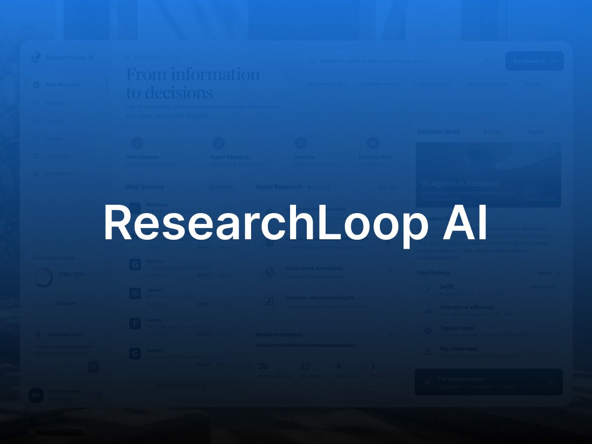 Preview for ResearchLoop AI